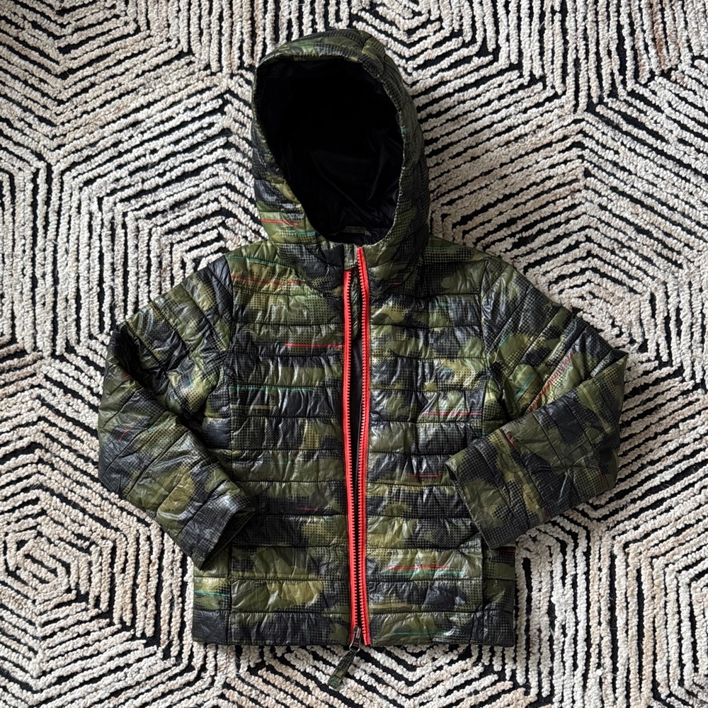 Lands' End puffer jacket, kids sz XS 4-5. Unisex.